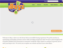Tablet Screenshot of ibuyz.com